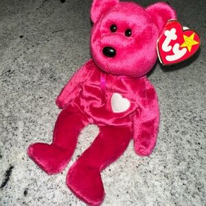 Ty “Valentina” Pink Teddy Bear Plush Toy